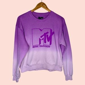 MTV purple ombre sweatshirt